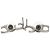 Orecchini a cerchio in argento con logo CD in strass Christian Dior - vista 6