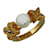 Louis Vuitton Charmy Pearl Ring Golden Gold-plated  ref.2049057
