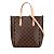 Borsa Tote Damier Belmont BB di Louis Vuitton Marrone Rosa Damier ebene