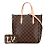 Borsa Tote Damier Belmont BB di Louis Vuitton Marrone Rosa Damier ebene - vista 7