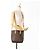 Borsa Tote Damier Belmont BB di Louis Vuitton Marrone Rosa Damier ebene - vista 9