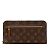 Lange Geldbörse Organizer Ansolite Monogram Louis Vuitton Braun