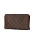 Lange Geldbörse Organizer Ansolite Monogram Louis Vuitton Braun - Ansicht 2