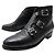 STIVALI JOHN LOBB WILLOW TRIPLE FIBBIA 5E 37.5 PELLE NERA