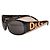 Occhiali da sole D&G D&G3008M neri con dettagli oro Nero D'oro