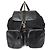 Schwarzer Nylon-Rucksack mit Vintage-Lederbesatz von Gucci