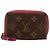 Estojo multi-cartões Monogram Louis Vuitton Vermelho Fuschia Monograma