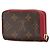 Estojo multi-cartões Monogram Louis Vuitton Vermelho Fuschia Monograma - vista 2