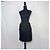 Max & Co vestido corto negro con cinturón - vista 5