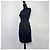 Max & Co vestido corto negro con cinturón - vista 6