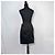 Max & Co vestido corto negro con cinturón - vista 7