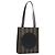 Pequin FENDI Pecan Canvas Tote Bag Braun Schwarz Auth yk17395