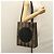 Pequin FENDI Pecan Canvas Tote Bag Braun Schwarz Auth yk17395 - Ansicht 22
