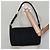 Borsa a spalla CHANEL Choco Bar in tela nera CC Auth BA034 Nero - vista 21