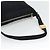 Borsa a spalla CHANEL Choco Bar in tela nera CC Auth BA034 Nero - vista 7