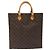 LOUIS VUITTON Sac Plat Monogram Borsa a Mano M51140 LV Auth ep7390 Monogramma - vista 2