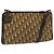 Borsa a spalla in tela Trotter Christian Dior marrone Auth bs22437