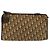 Borsa a spalla in tela Trotter Christian Dior marrone Auth bs22437 - vista 2