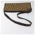 Borsa a spalla in tela Trotter Christian Dior marrone Auth bs22437 - vista 7