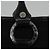 Bulgari Borsa a mano BVLGARI in tela nera e argento autentica bs22572 Nero - vista 14