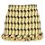 Falda-pantalón de tweed de algodón amarillo Moschino - Años 2000 Negro Arena