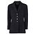 Giacca in cotone a coste blu navy Chanel