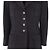 Giacca in cotone a coste blu navy Chanel - vista 4