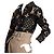 Louis Louise Louis Vuitton Monogramm Seidenbluse Braun - Ansicht 3