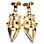 Sandali Valentino Garavani Roman Stud in pelle oro D'oro - vista 2