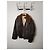 Schott Lederjacke Herren Hellbraun Dunkelbraun - Ansicht 5