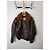 Schott Lederjacke Herren Hellbraun Dunkelbraun - Ansicht 7