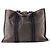Hermès Bolsa de mão Toto em algodão cinza