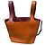 Picotin Borsa a mano Hermès in pelle arancione e viola scuro