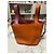Picotin Borsa a mano Hermès in pelle arancione e viola scuro - vista 3