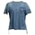  Sacai Pleated Belted T-Shirt in Blue Cotton Denim Light blue  ref.2051352