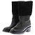 Botines CHANEL T.EU 37.5 Cuero Negro