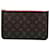 Louis Vuitton Neverfull pouch Brown Cloth  ref.2052065