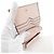 Billetera bi-fold de cuero rosa Valextra - vista 5