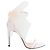 Sandali Jimmy Choo Aveline 100 in pelle Eggshell Bianco sporco