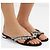 Sandali Aquazzura Gem Palace in satin nero - vista 4
