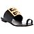 Givenchy Slip-On Sandalen aus Leder Schwarz - Ansicht 2
