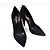 Décolleté Saint Laurent in scamosciato con cristalli neri Nero - vista 5