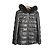 Parka Apostrophe de cuero y plumón marrón chocolate Marrón oscuro