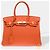 Hermès Sac HERMES Birkin 30 en Cuir Orange - 102531