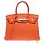 Hermès Sac HERMES Birkin 30 en Cuir Orange - 102531 - vue 3
