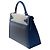 Hermès HERMES Kelly 32 Bag in Blue Canvas - 102529 - view 6