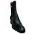 Botas ankle Angie de couro preto Laurence Dacade