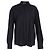 Camicia a maniche lunghe con bottoni Bottega Veneta in lana nera Nero
