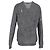 Abgenutzte Bottega Veneta Strickjacke aus grauer Wolle - Ansicht 3