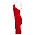 Autre Marque Vestido Bodycon con cuello halter Alex Perry en triacetato rojo Roja - vista 2